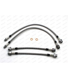 kit of 4 "Goodridge" aviation brake hoses - R5 Alpine (1223) - Front disc brake and rear drum brake - 1