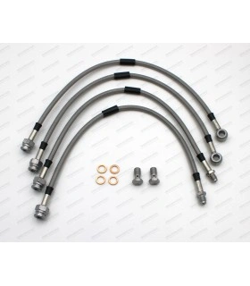 kit of 4 "Goodridge" aviation brake hoses (stainless steel braided) - R5 Turbo 1 and 2 (8220) - 1