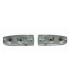 Pair of right and left rear light plates with screws and seals - ref 7701008000