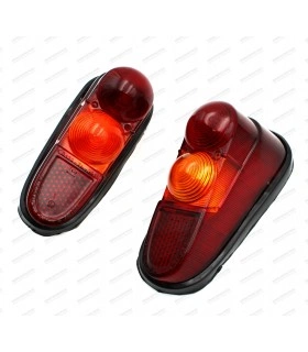 Set of 2 rear light lenses with seal - 1