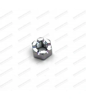 Lower castellated nut for pivot or steering knuckle M12x150 - 4CV (1st or 2nd model)/Dauphine - ref 706315906 - 1