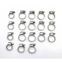 Kit of 18 stainless steel serflex clamps for heating circuit - A310.4 (1st version)
