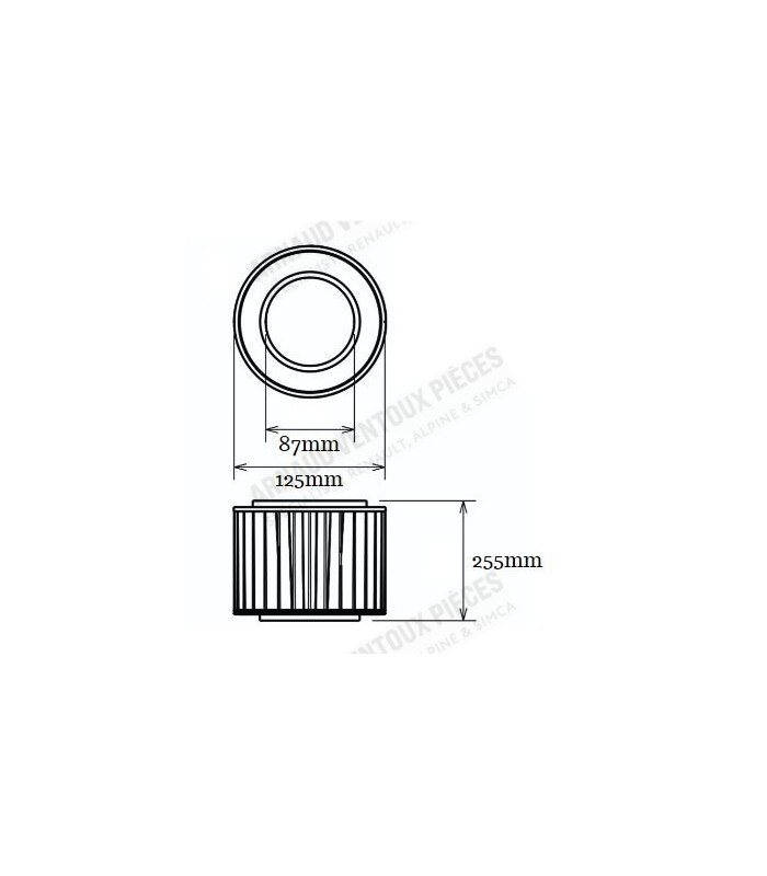 Air filter - ref 7701030196 / 7701034934 - 3