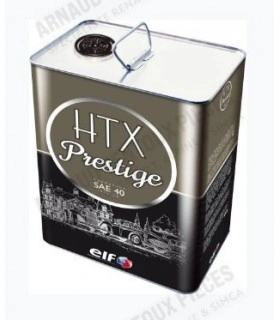 Huile moteur (Minérale et Monograde) "ELF HTX Prestige" - SAE40 - 5 Litres - 1