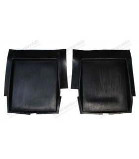 Pair of rear rubber mats - 4CV with manufacturing defects - 1