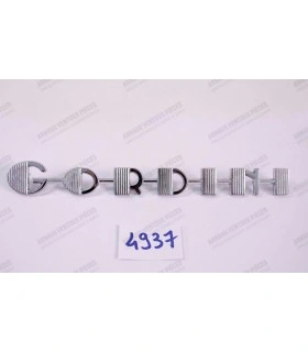 Chrome "Gordini" logo rear apron - ref 8528165 - 1