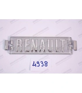 Sigle renault plastique avec agrafes capot arrière - ref 8529320 - 1