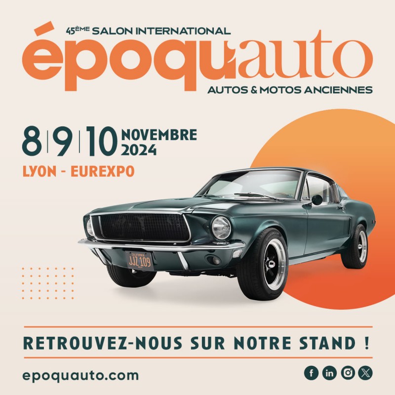 We will be present at Epoqu'Auto Lyon 2024We will be present at Epoqu'Auto Lyon 2024